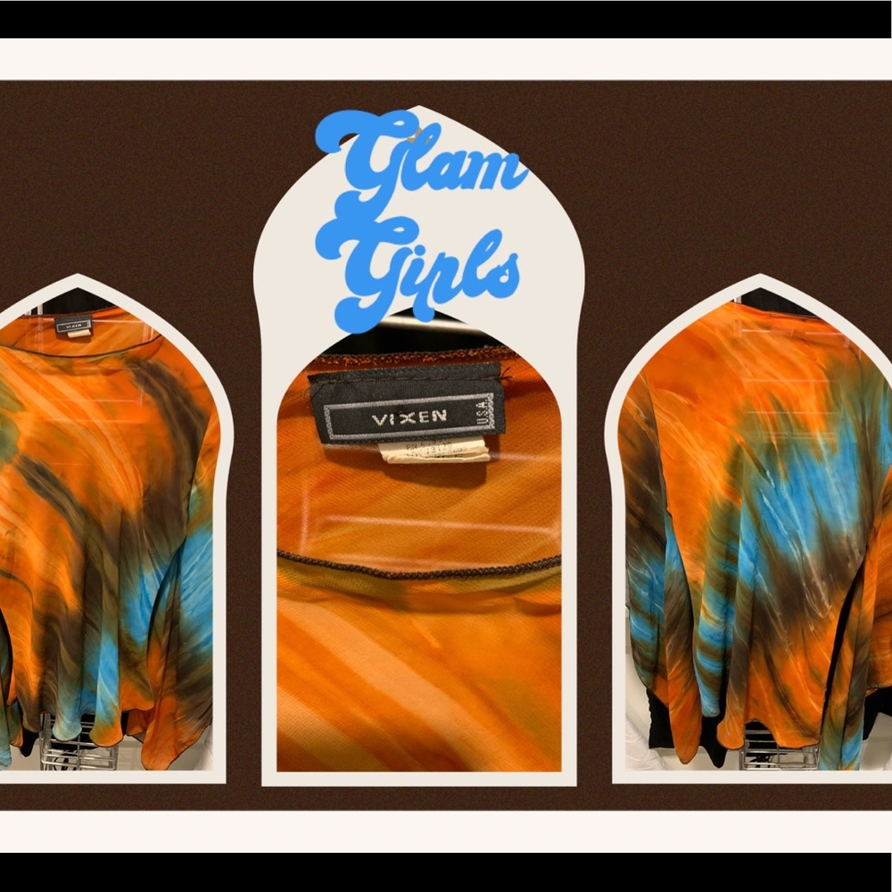 Vixen Women’s Boho Top Tye Dye